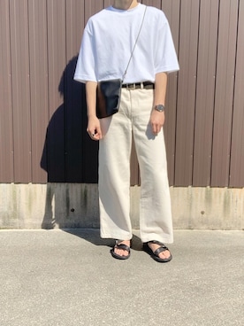 ãUNIQLOïŒãŠãã¯ãïŒã®ãšã¢ãªãºã ã³ããã³ãªãŒããŒãµã€ãºTã·ã£ãïŒ5åè¢ïŒïŒTã·ã£ã/ã«ãããœãŒããã¯ã€ãç³»ïŒãã䜿ã£ãããããðããïŒã¡ã³ãºã»173cmïŒã®æ¥ã³ãŒãã£ããŒã