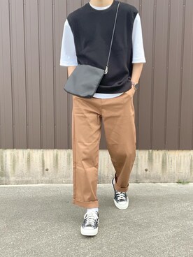 ãUNIQLOïŒãŠãã¯ãïŒã®ã¢ã€ãã ïŒãã¹ãããã©ãã¯ç³»ïŒãã䜿ã£ãããããðããïŒã¡ã³ãºã»173cmïŒã®æ¥ã³ãŒãã£ããŒã