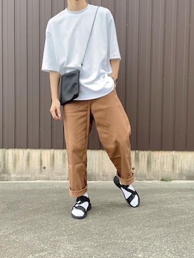 ãUNIQLOïŒãŠãã¯ãïŒã®ãšã¢ãªãºã ã³ããã³ãªãŒããŒãµã€ãºTã·ã£ãïŒ5åè¢ïŒïŒTã·ã£ã/ã«ãããœãŒããã¯ã€ãç³»ïŒãã䜿ã£ãããããðããïŒã¡ã³ãºã»173cmïŒã®å€ã³ãŒãã£ããŒã