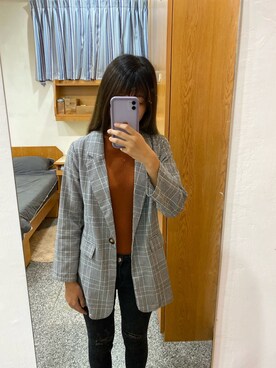 「5（ファイブ）のアイテム（パンツ）」を使った、Oooyaさん（レディース・165cm）の冬コーディネート