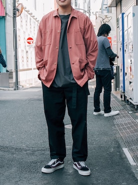 「THE COMMON TEMPO」｜TCT 原宿 YASUさん（メンズ・171cm）の春コーディネート