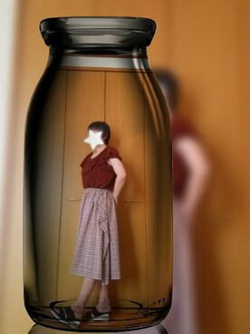 「handmade」｜「アイテム（スウェット）」を使った、Junさん（レディース・158cm）の夏コーディネート