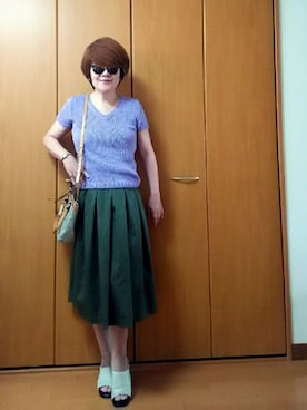 「J＆R（ジェイアンドアール）のアイテム」を使った、Junさん（レディース・158cm）の秋コーディネート