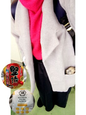 やまちゃん𓃹さん（レディース・158cm）の冬コーディネート