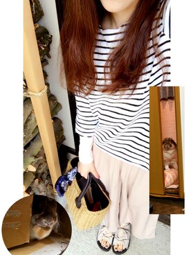 やまちゃん𓃹さん(レディース・158cm)の春コーディネート