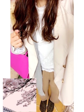 やまちゃん𓃹さん（レディース・158cm）の春コーディネート