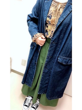 やまちゃん𓃹さん（レディース・158cm）の春コーディネート