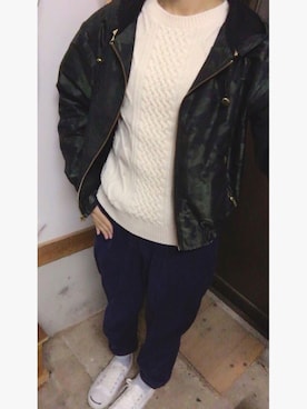 やまちゃん𓃹さん（レディース・158cm）の秋コーディネート