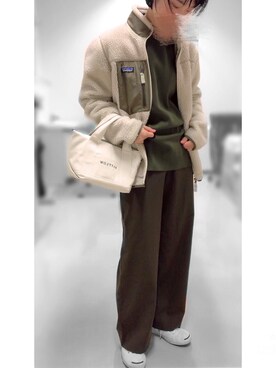 「ジャックパーセル」｜「アイテム（ブルゾン）」を使った、やまちゃん𓃹さん（レディース・158cm）の秋コーディネート