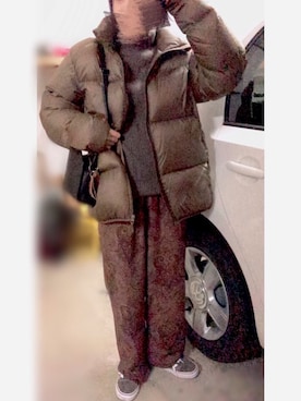 「オースク」｜やまちゃん𓃹さん（レディース・158cm）の冬コーディネート