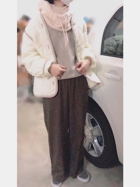 「オースク」｜やまちゃん𓃹さん（レディース・158cm）の冬コーディネート