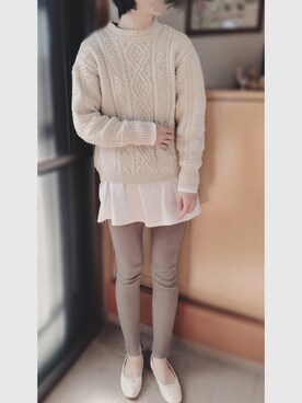 やまちゃん𓃹さん（レディース・158cm）の冬コーディネート