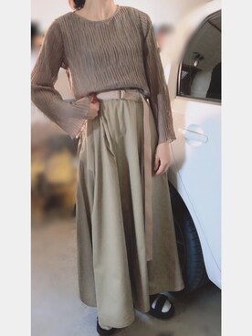 やまちゃん𓃹さん(レディース・158cm)の夏コーディネート