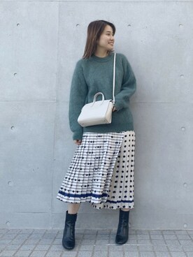 minami   inoueさん（レディース・162cm）の冬コーディネート