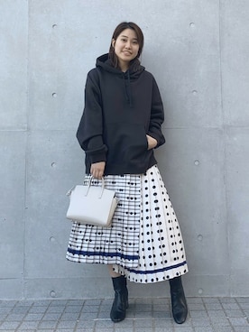 minami   inoueさん（レディース・162cm）の冬コーディネート