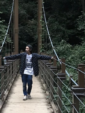 「challenger」｜73.Yuma_Hatanoさん（メンズ・168cm）の秋コーディネート