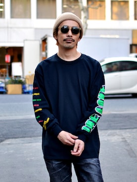 「one love」｜73.Yuma_Hatanoさん（メンズ・168cm）の春コーディネート