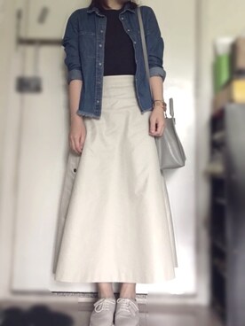 「initial（イニシャル）のアイテム（パンプス）」を使った、Lok.wさん（レディース・156cm）の秋コーディネート