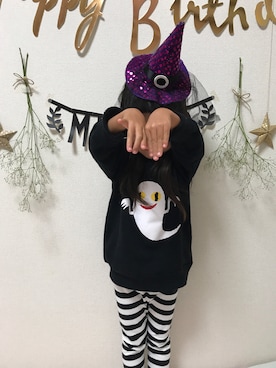 「アイテム（パンツ）」を使った、ayuminatoさん（キッズ・90cm）の秋コーディネート