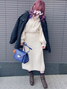 RiSa＊さん（レディース・162cm）の冬コーディネート