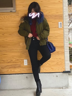 RiSa＊さん（レディース・162cm）の冬コーディネート