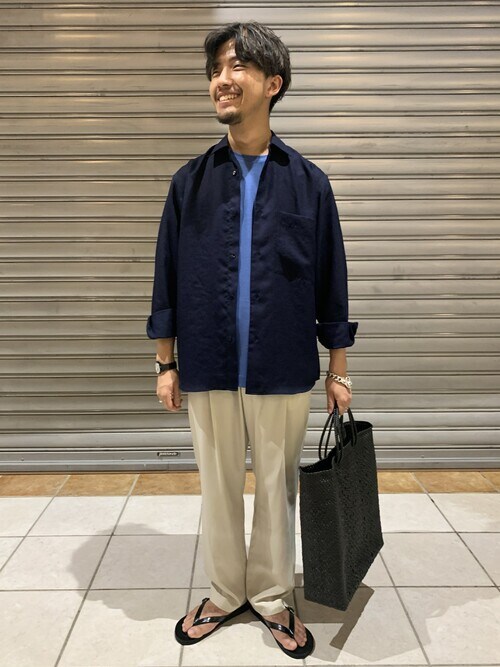 松岡 佑磨 ユナイテッドアローズ 新潟店 United Arrowsのシャツ ブラウスを使ったコーディネート Wear