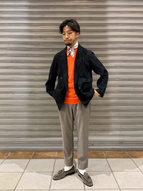 ユナイテッドアローズ 新潟店松岡 佑磨さんのバンダナ スカーフを使ったコーディネート Zozotown