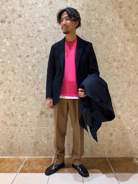 松岡　佑磨さん（メンズ・170cm）の冬コーディネート