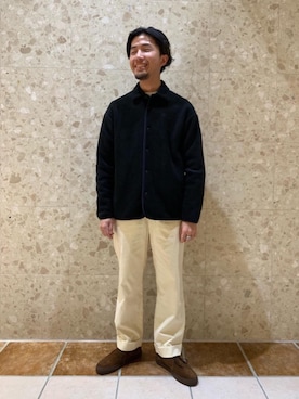 「UNITED ARROWS（ユナイテッドアローズ）のアイテム（ブルゾン）」を使った、松岡　佑磨さん（メンズ・170cm）の冬コーディネート