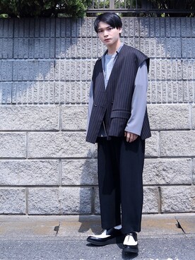 「f4f」｜Tsubasaさん（メンズ・171cm）の春コーディネート