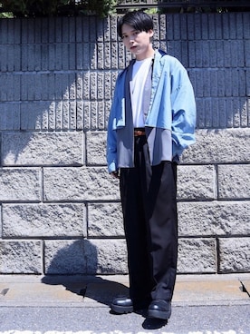 「f4f」｜Tsubasaさん（メンズ・171cm）の春コーディネート