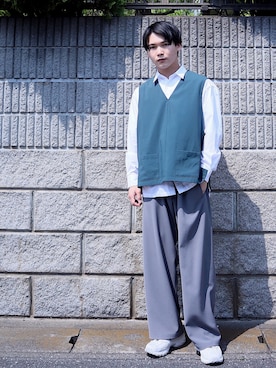 「f4f」｜Tsubasaさん（メンズ・171cm）の春コーディネート