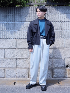 「f4f」｜Tsubasaさん（メンズ・171cm）の春コーディネート