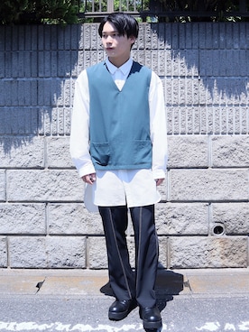 「f4f」｜Tsubasaさん（メンズ・171cm）の春コーディネート