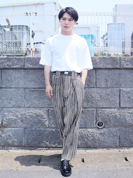 「f4f」｜Tsubasaさん（メンズ・171cm）の夏コーディネート