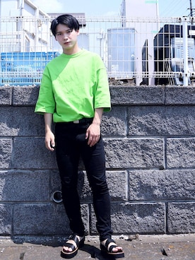 「f4f」｜Tsubasaさん（メンズ・171cm）の夏コーディネート