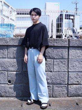 「f4f」｜Tsubasaさん（メンズ・171cm）の夏コーディネート