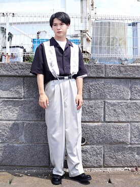 「f4f」｜Tsubasaさん（メンズ・171cm）の夏コーディネート