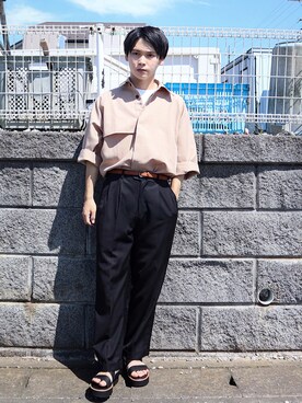 「f4f」｜Tsubasaさん（メンズ・171cm）の夏コーディネート