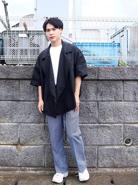 「f4f」｜Tsubasaさん（メンズ・171cm）の夏コーディネート