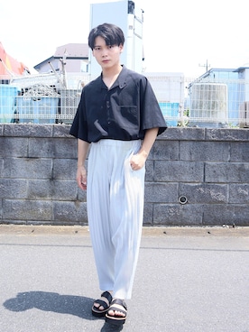 「f4f」｜Tsubasaさん（メンズ・171cm）の夏コーディネート