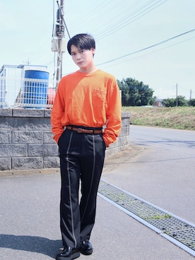 「f4f」｜Tsubasaさん（メンズ・171cm）の夏コーディネート