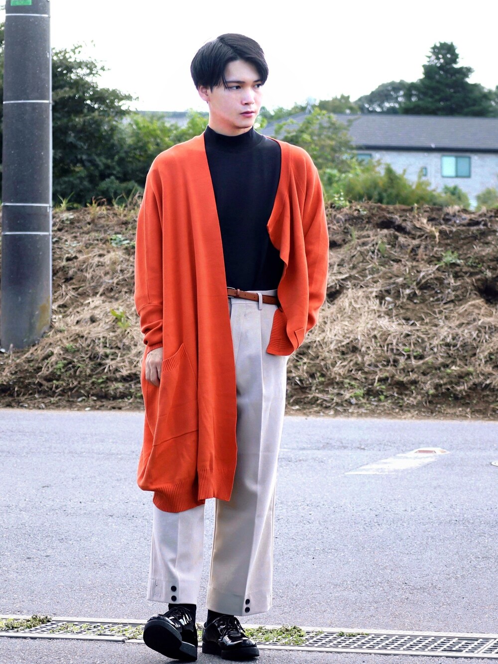 HARE（ハレ）の「アシンメトリーデザインカーディガン(HARE 