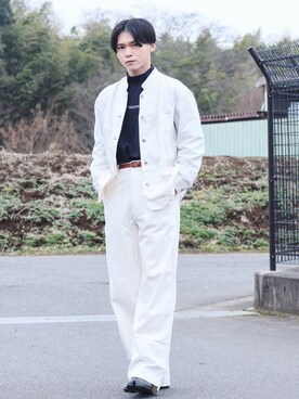 「CINOH（チノ）のアイテム（アクセサリー）」を使った、Tsubasaさん（メンズ・171cm）の冬コーディネート