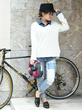 chikaさん(レディース・153cm)の冬コーディネート