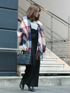 「PLAIN CLOTHING（プレーンクロージング）のアイテム」を使った、chikaさん（レディース・153cm）の冬コーディネート