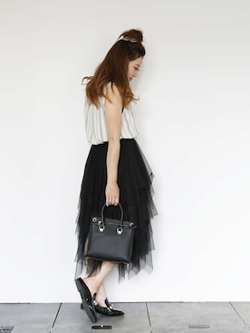 「PLAIN CLOTHING（プレーンクロージング）のアイテム」を使った、chikaさん（レディース・153cm）の夏コーディネート