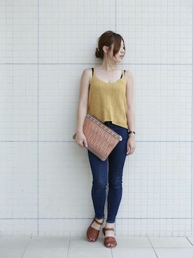 chikaさん（レディース・153cm）の夏コーディネート