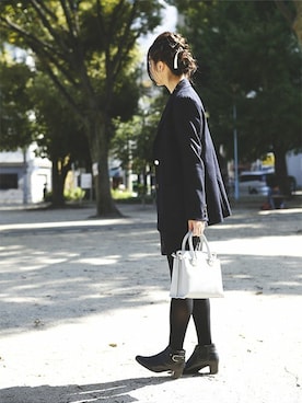 「アイテム（ヘアゴム）」を使った、chikaさん（レディース・153cm）の秋コーディネート