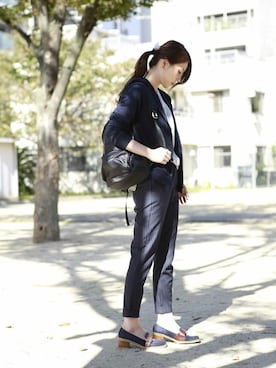 「PLAIN CLOTHING（プレーンクロージング）のアイテム」を使った、chikaさん（レディース・153cm）の秋コーディネート